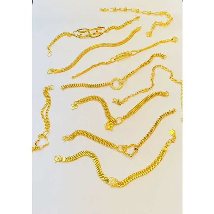 Authentic 96.5% Gold Bracelet | KMDGold Yaowarat Design