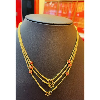 KMDGold 出品的正品 14k 金 Salung 项链