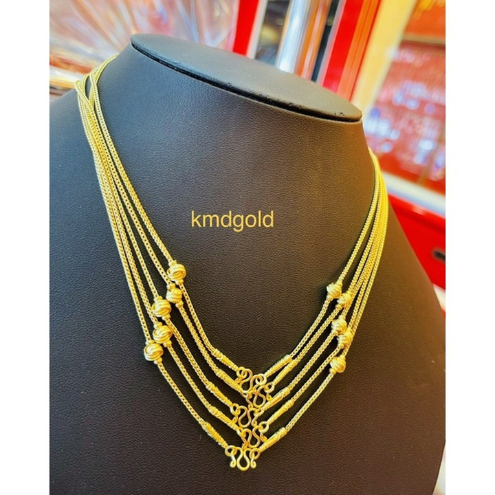 KMDGold 出品的正品 14k 金 Salung 项链