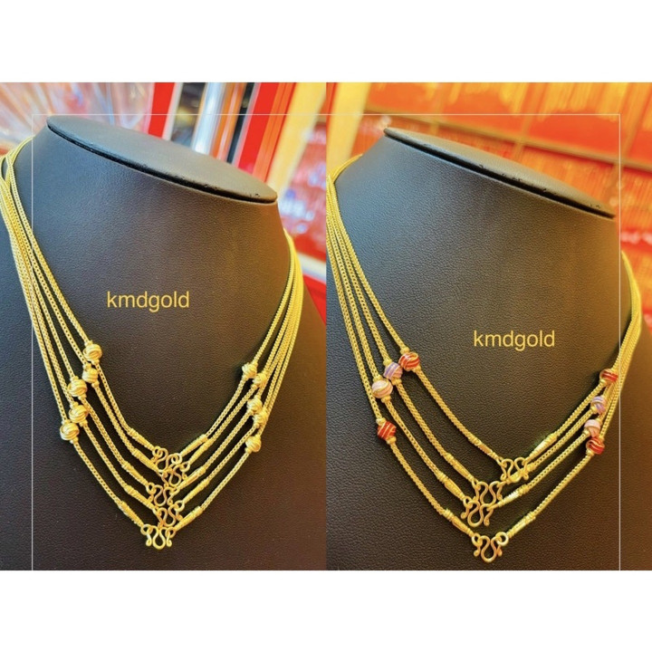 KMDGold 出品的正品 14k 金 Salung 项链