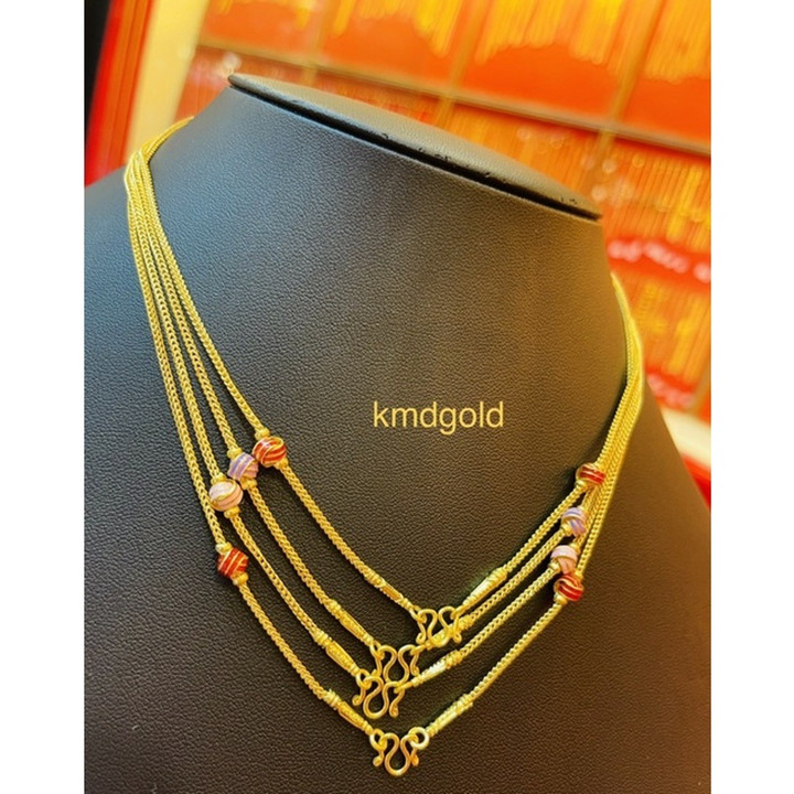 KMDGold 出品的正品 14k 金 Salung 项链