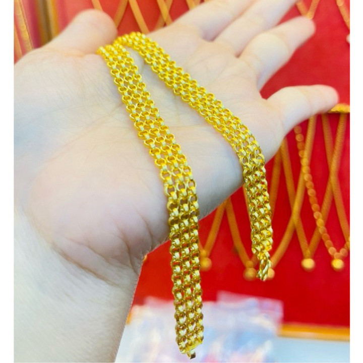 Genuine Gold 1-Salung Bracelet (14k, 3.75g)