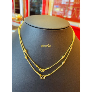 96.5%纯金蛇形链项链