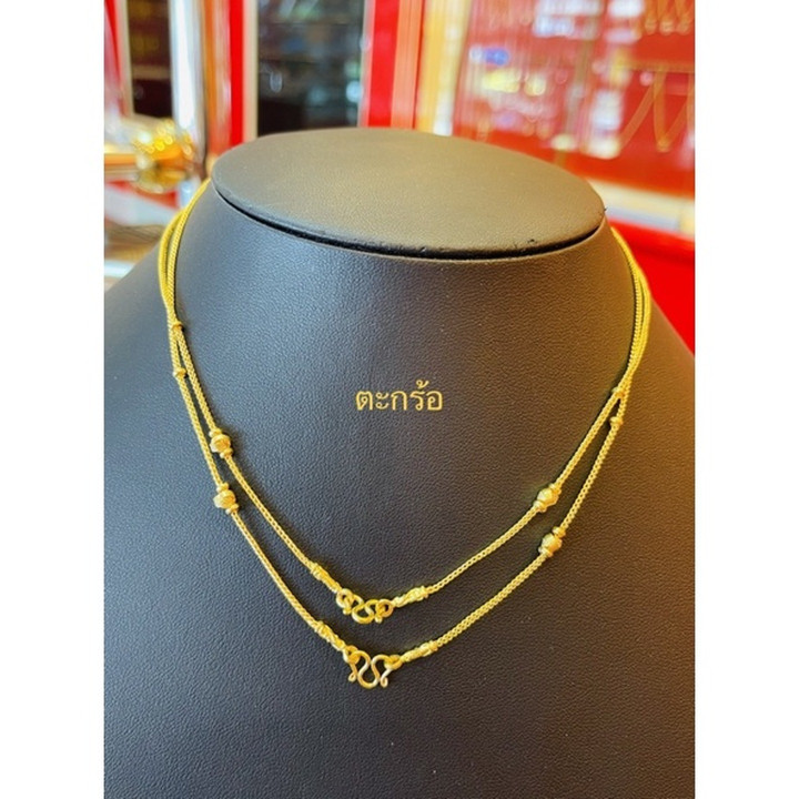 96.5%纯金蛇形链项链