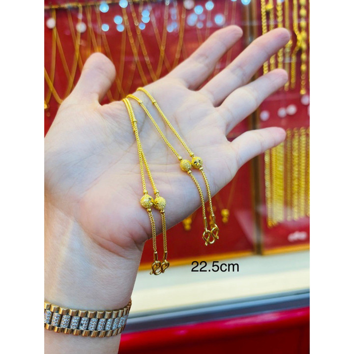 96.5%纯金蛇形链项链