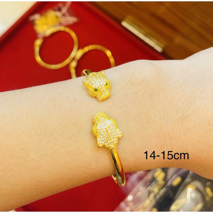 Genuine 1 Baht Gold Bracelet by KMDGold