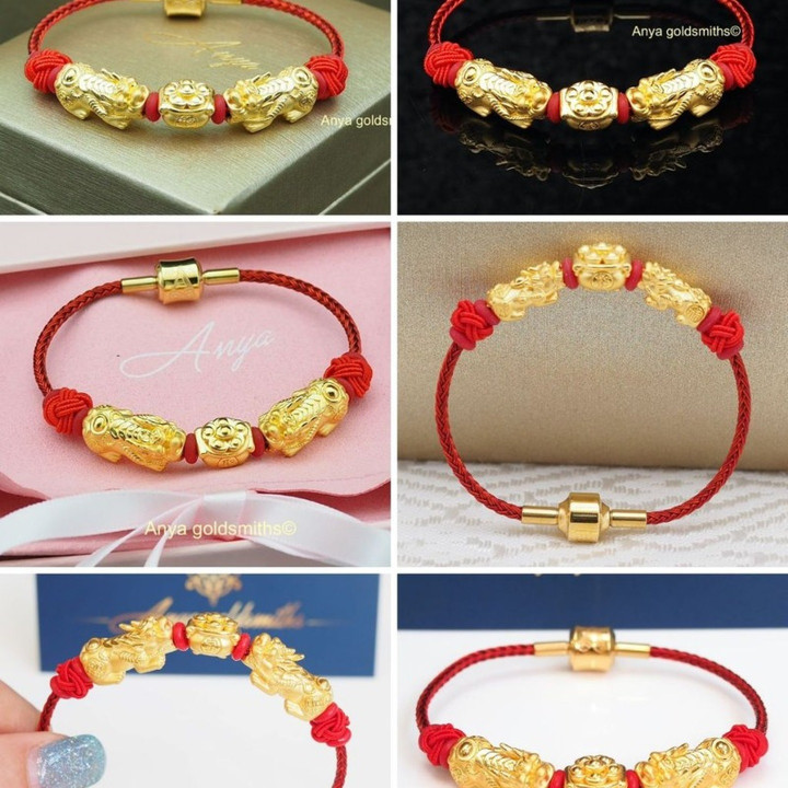 Pure Gold Pixiu Ingot Pendant - Wealth & Luck Charm