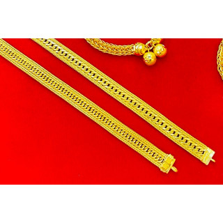 Genuine 24K Gold Romeo Bracelet by KMDGOLD