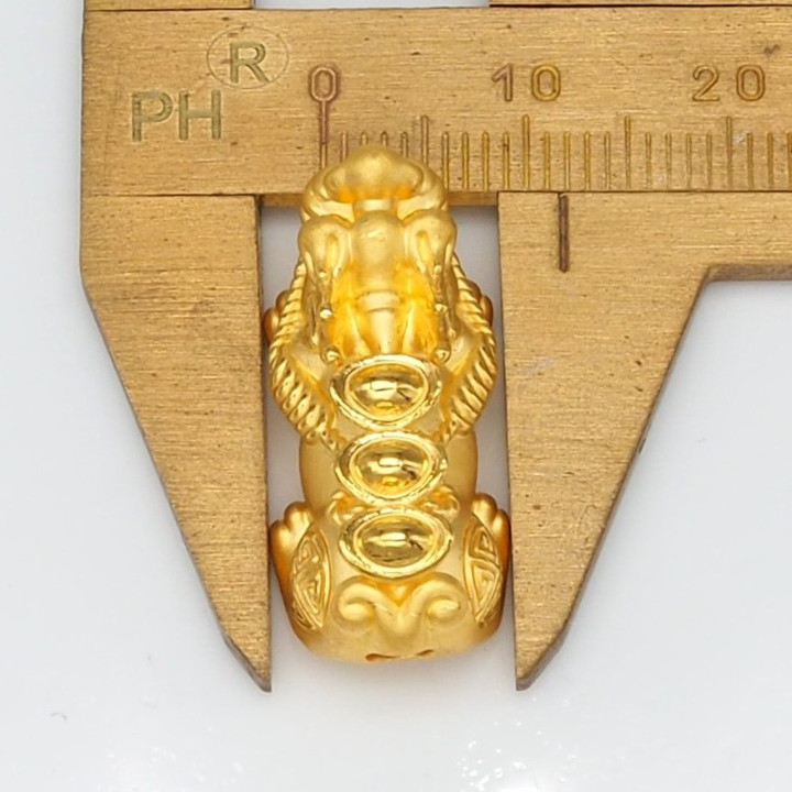 金貔貅护身符：特大号，99.9%纯金