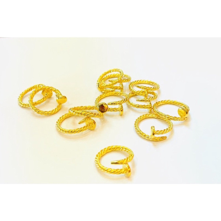 时尚 96.5% 纯金指甲环 (Salung)