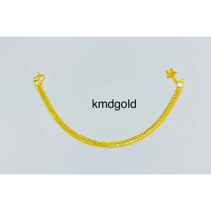 Genuine 14k Gold Salung Bracelet by KMDGold
