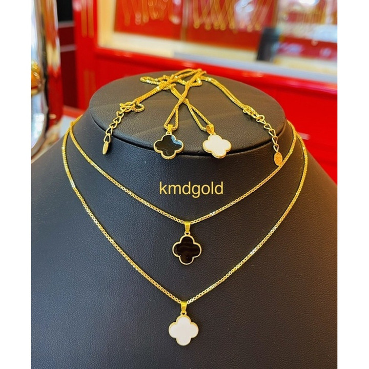 KMDGold 出品的真金 2-Saluang 项链