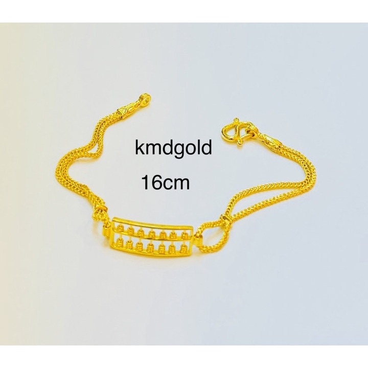 Genuine Gold 2-Salung Bracelet | KMDGold