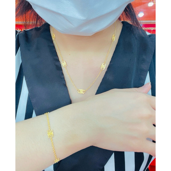 Genuine Gold 2-Salung Bracelet | KMDGold