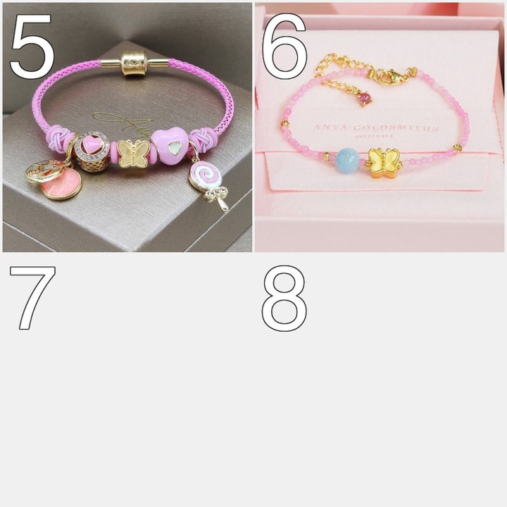 真金蝴蝶吊坠 | Anya 系列 | 奢华珠宝