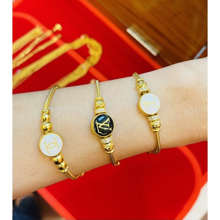 Saluang-Modearmband aus 24-karätigem Echtgold von KMDGold