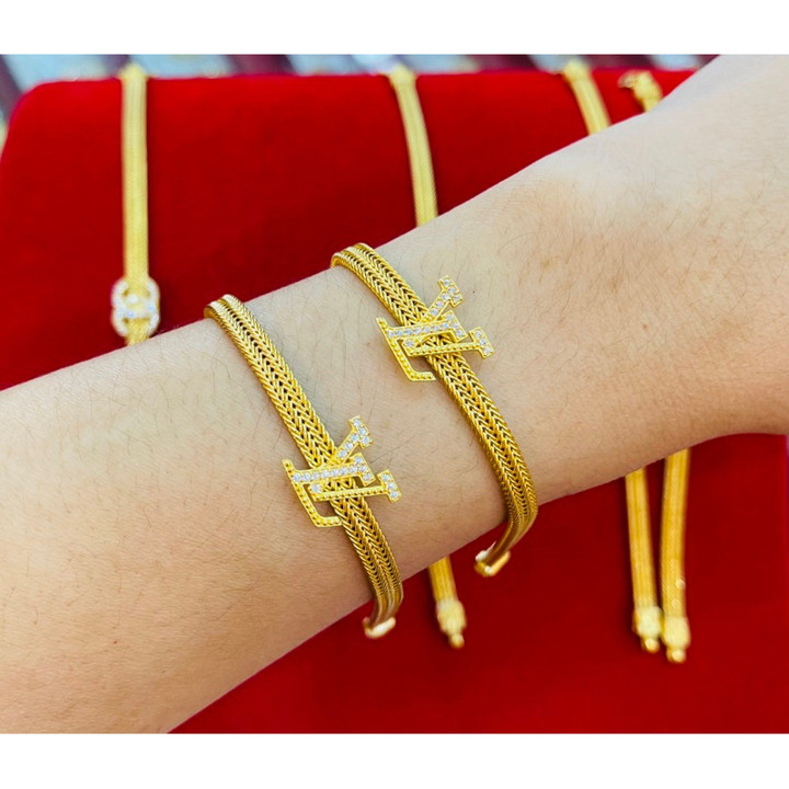 Genuine 2-Salung Gold Bracelet by KMDGOLD