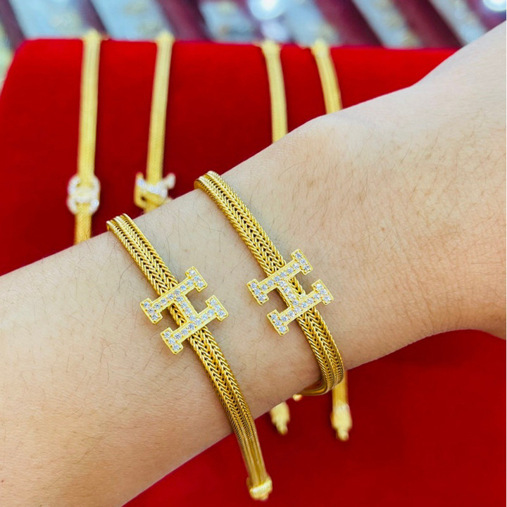 Genuine 2-Salung Gold Bracelet by KMDGOLD