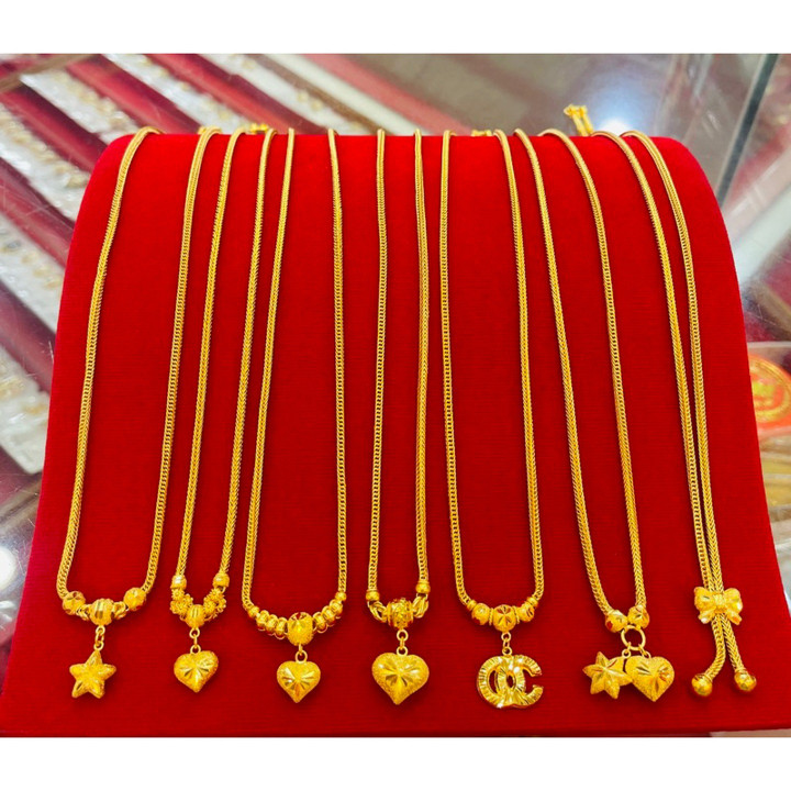 Benz Chain Design Gold Necklace | KMDGold | 2-Salung