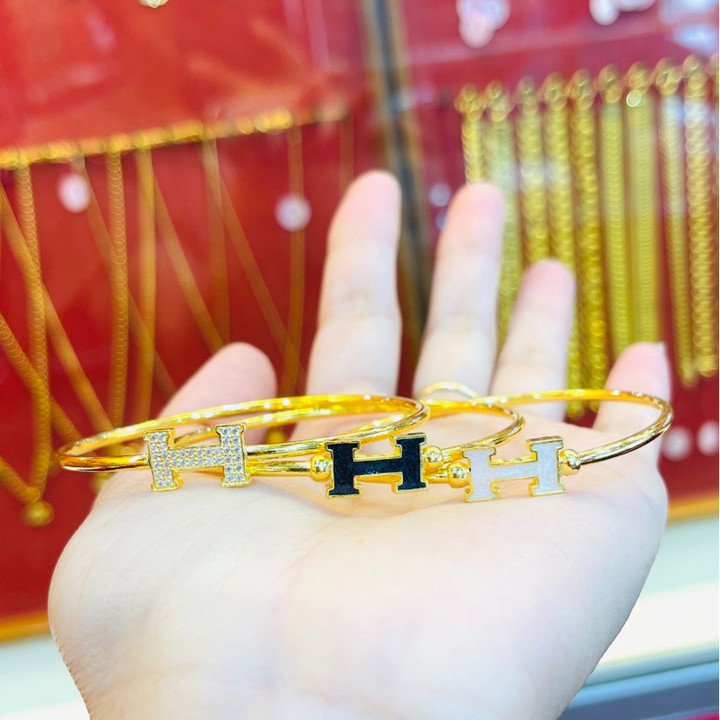 纯金双色手镯 | KMDGOLD | 含保修卡