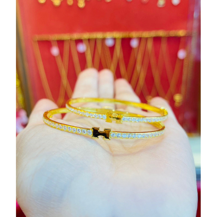 纯金双色手镯 | KMDGOLD | 含保修卡