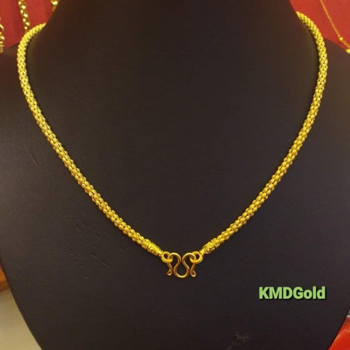 纯金项链 - KMDGold 24k，耀华力标准