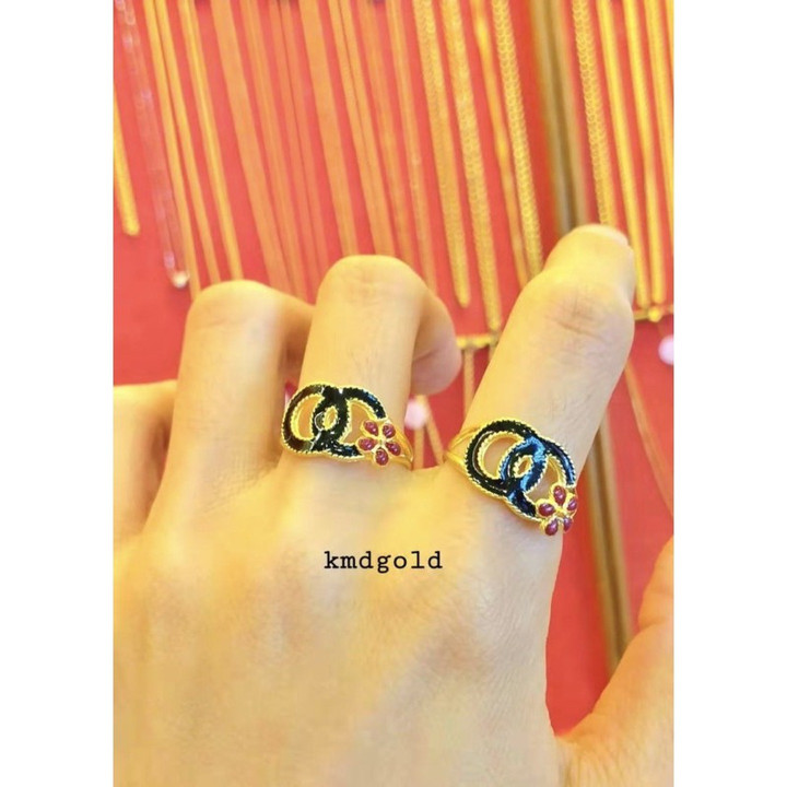 KMDGold 出品的正品 14k 金时尚戒指