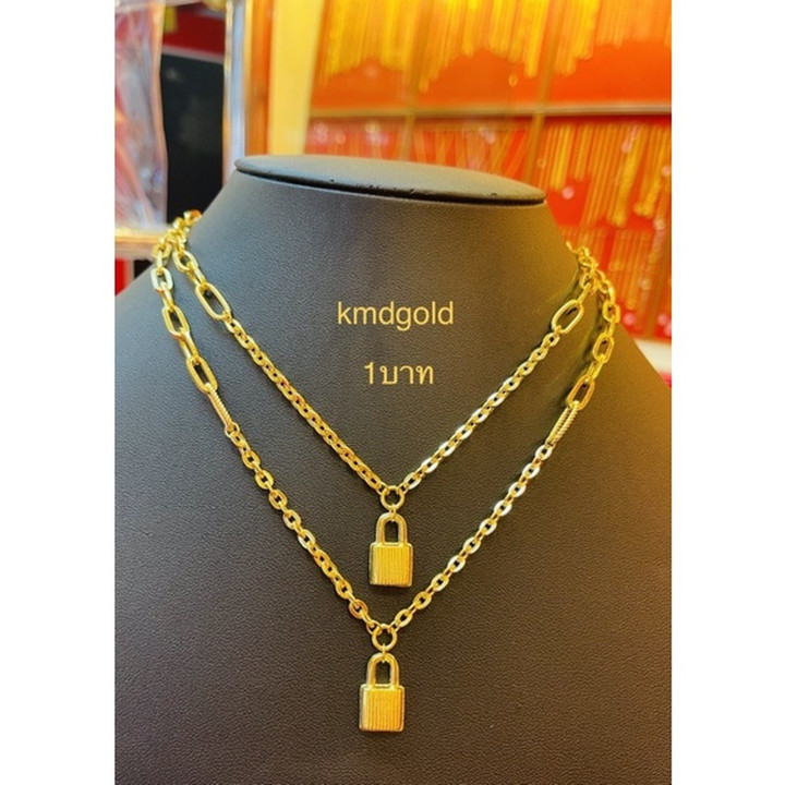 KMDGold 出品的正品 1 泰铢金项链