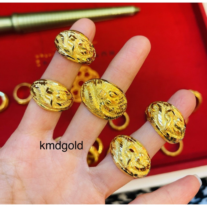 正品 2-Salung 金龙戒指 - KMDGold