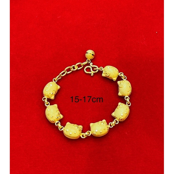 1 Baht Gold Bracelet | KMDGold Genuine Gold Jewelry