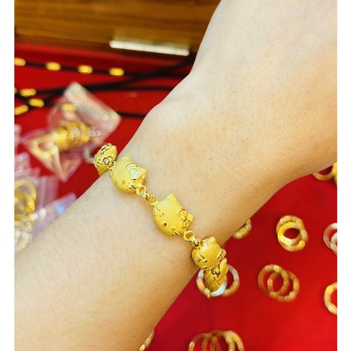 1 Baht Gold Bracelet | KMDGold Genuine Gold Jewelry