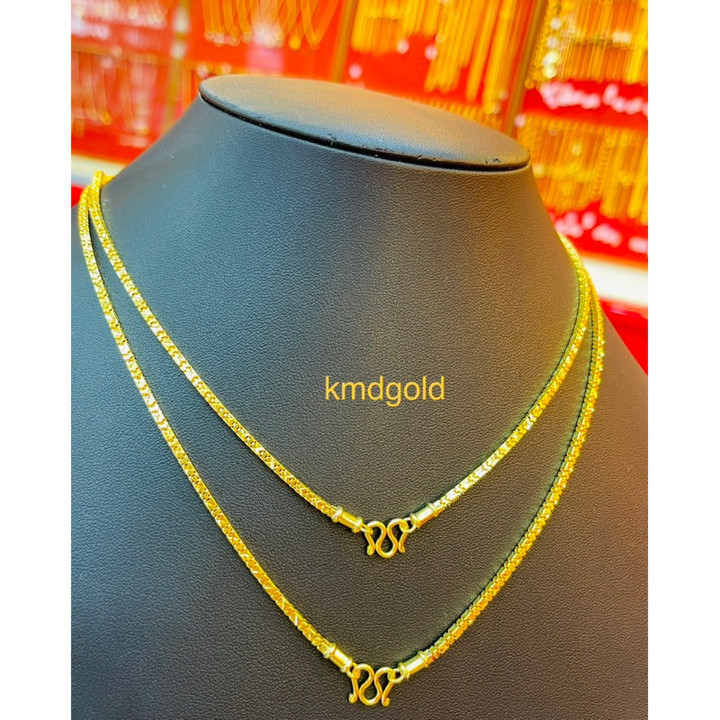 Genuine 1 Baht Gold Necklace by KMDGOLD