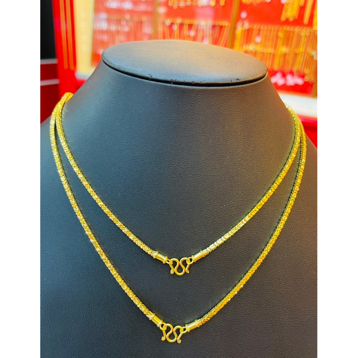 Genuine 1 Baht Gold Necklace by KMDGOLD