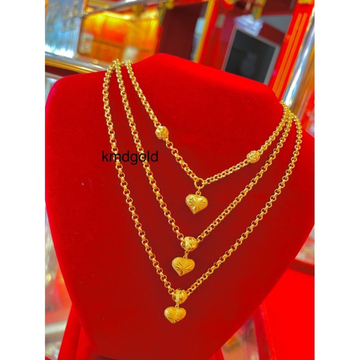 Collier en or pur à 96,5 % | Pendentif design tendance