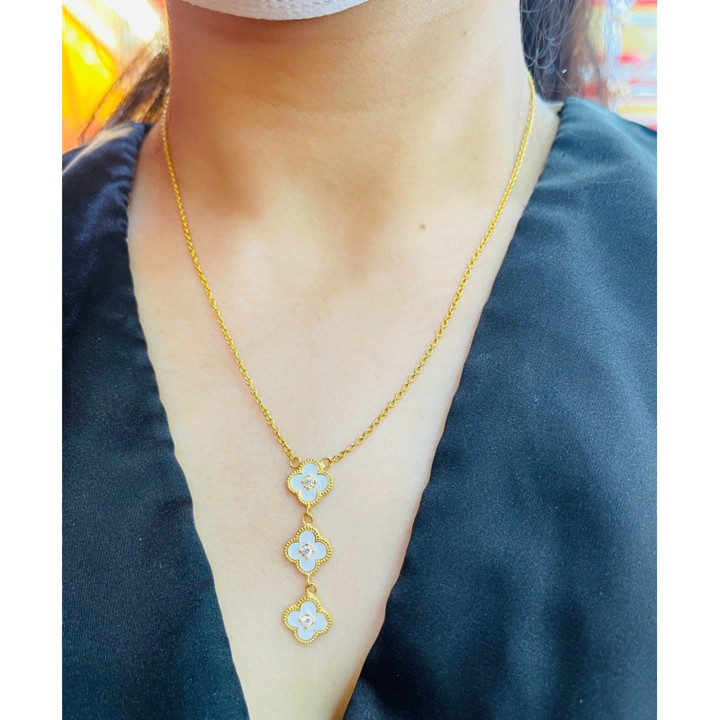 Halskette aus 96,5 % reinem Gold | Integrierter Anhänger