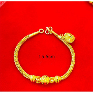 Genuine Gold Bracelet (2 Salung) - KMDGold Design