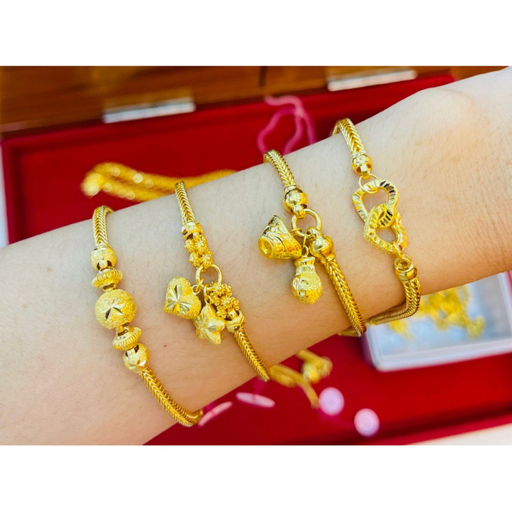 Genuine Gold Bracelet (2 Salung) - KMDGold Design