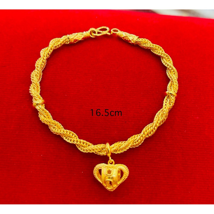 Genuine Gold Bracelet (2 Salung) - KMDGold Design
