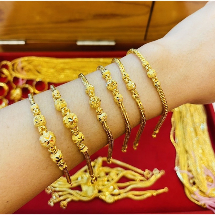 Genuine Gold Bracelet (2 Salung) - KMDGold Design