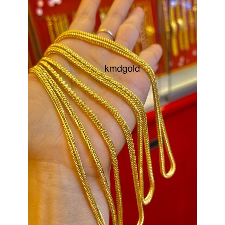 Halskette aus 96,5 % reinem Gold | Benz-Kette (Yaowarat-Standard)