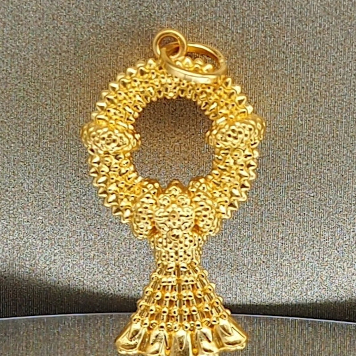 Gold Anya Steering Wheel Pendant | 99.9% Pure, Luxurious Style