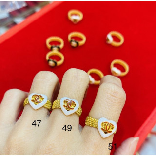 编织款96.5%纯金戒指 | KMDGold