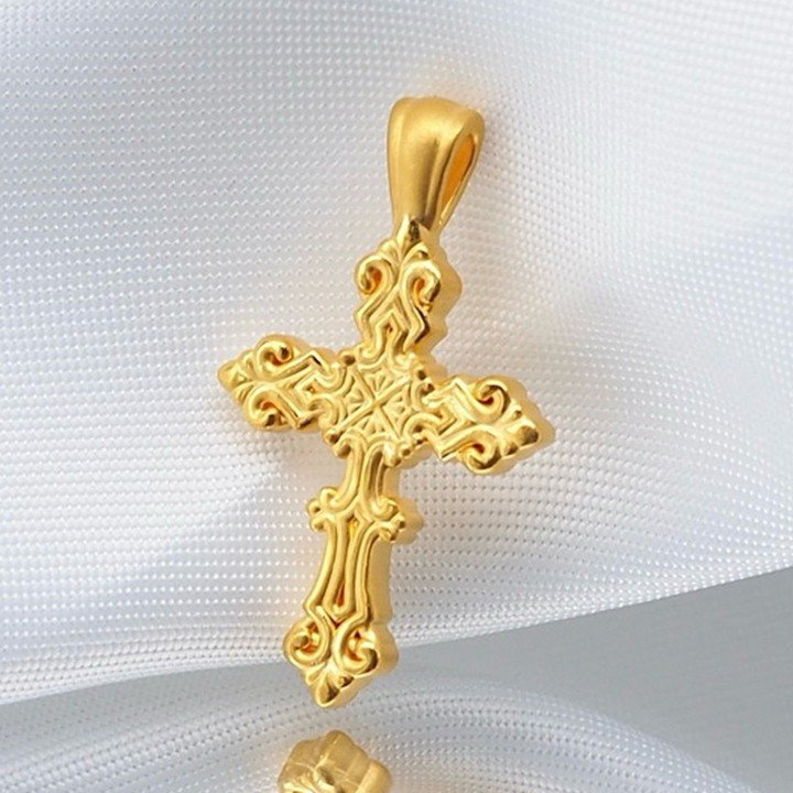 Holy Bible & Cross Pendant | .999 Fine Gold