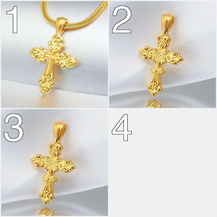 Holy Bible & Cross Pendant | .999 Fine Gold