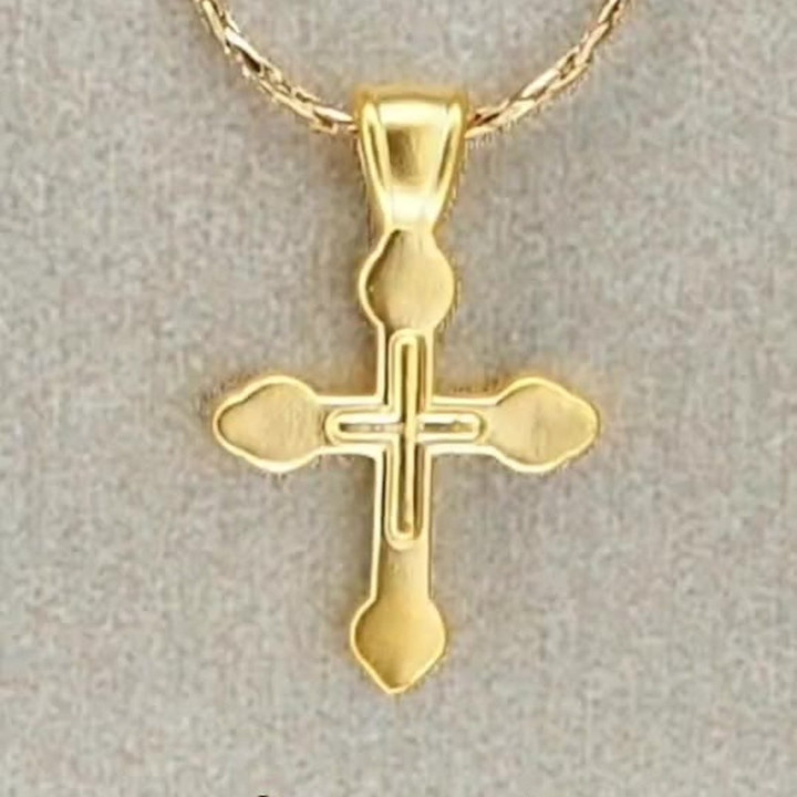 Holy Bible & Cross Pendant | .999 Fine Gold