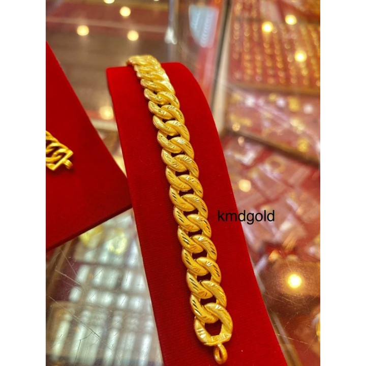 2泰铢纯金手镯 | KMDGold