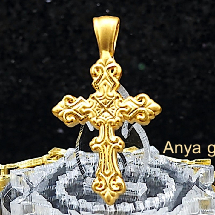 Holy Bible & Cross Pendant | .999 Fine Gold