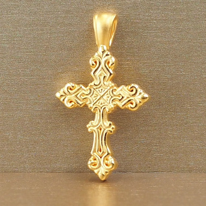 Holy Bible & Cross Pendant | .999 Fine Gold