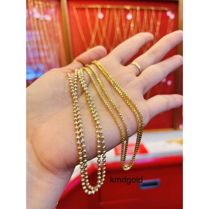 White Gold Plated 96.5% Pure Gold Necklace