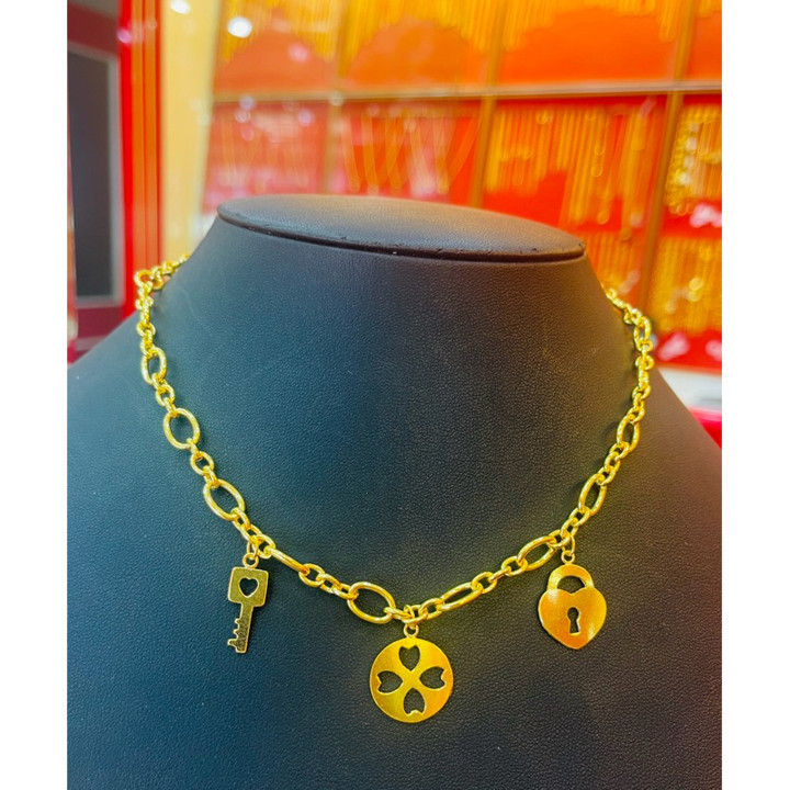 Pure 1 Baht Gold Necklace by KMDGold